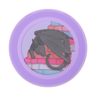 Secondary image for hover Curled Up With A Good Book — PopGrip for MagSafe