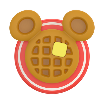 Secondary image for hover PopOut Mickey Waffle — PopGrip for MagSafe