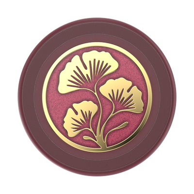 Secondary image for hover Enamel Ginkgo Oxblood — PopGrip for MagSafe