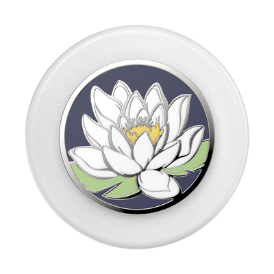 Secondary image for hover Enamel Water Lily Midnight — PopGrip for MagSafe