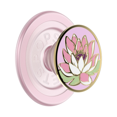 Enamel Water Lily — PopGrip for MagSafe