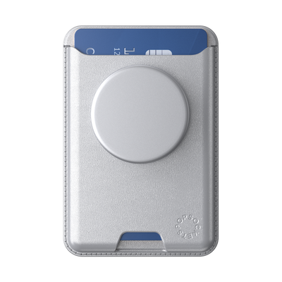 Secondary image for hover Silver —  Softgoods PopWallet+ for MagSafe