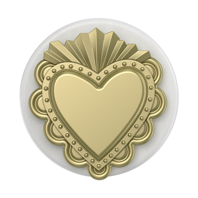 Secondary image for hover PopOut Sacred Heart Gold — PopGrip for MagSafe