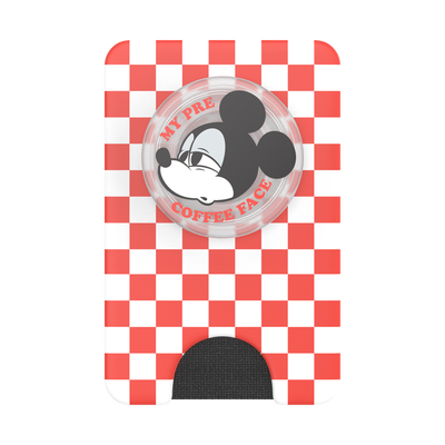 Secondary image for hover Mickey's Coffee Face — PopWallet+ for MagSafe