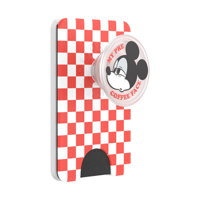 Mickey's Coffee Face — PopWallet+ for MagSafe