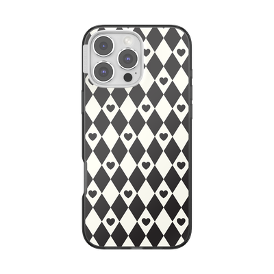 Harlequin Hearts Black — iPhone 16 Pro Max for MagSafe