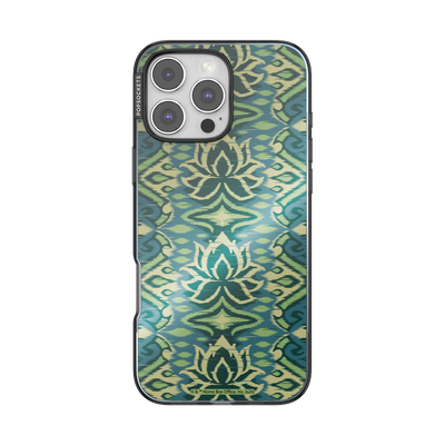 Mirror White Lotus Textile — iPhone 16 Pro Max for MagSafe